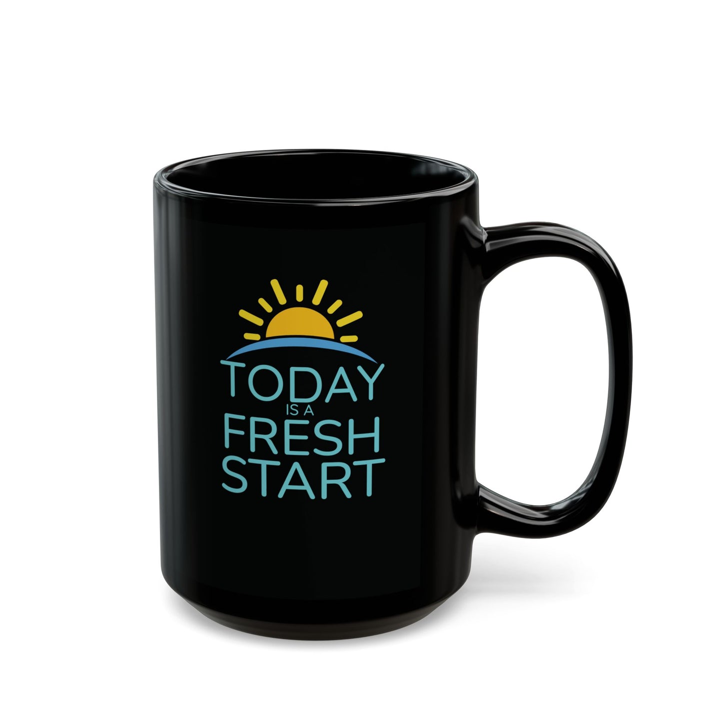 Today Is a Fresh Start — Sunrise Outline Mug