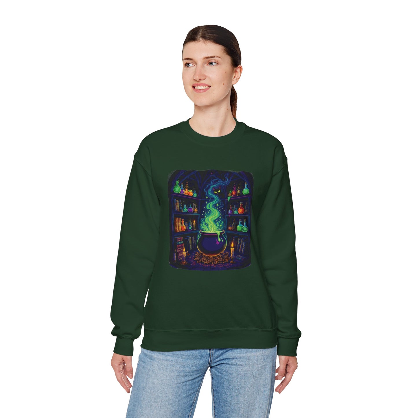 Potion Parlour Sweatshirt – Enchanted Witch Apothecary Pullover