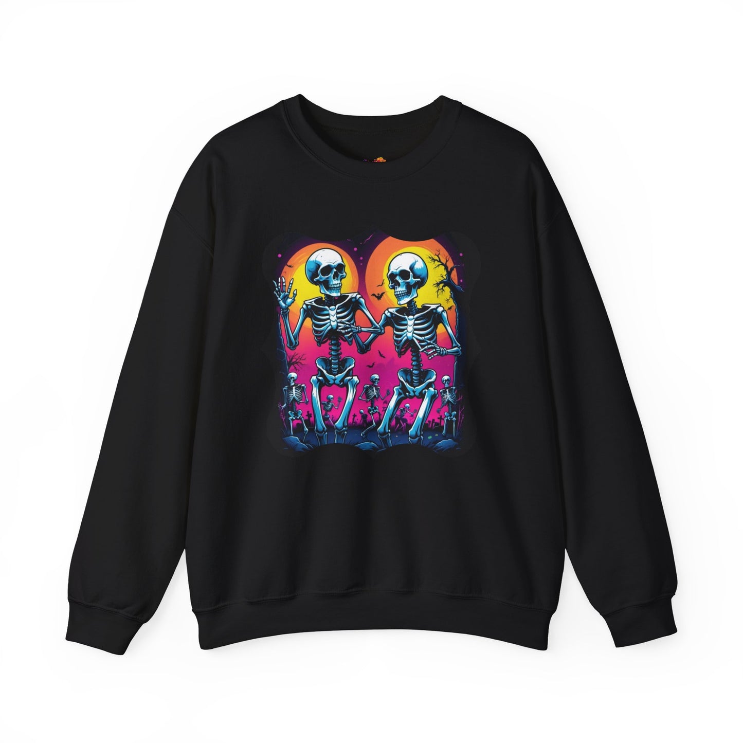 Boogie Bones Sweatshirt – Neon Disco Skeleton Pullover