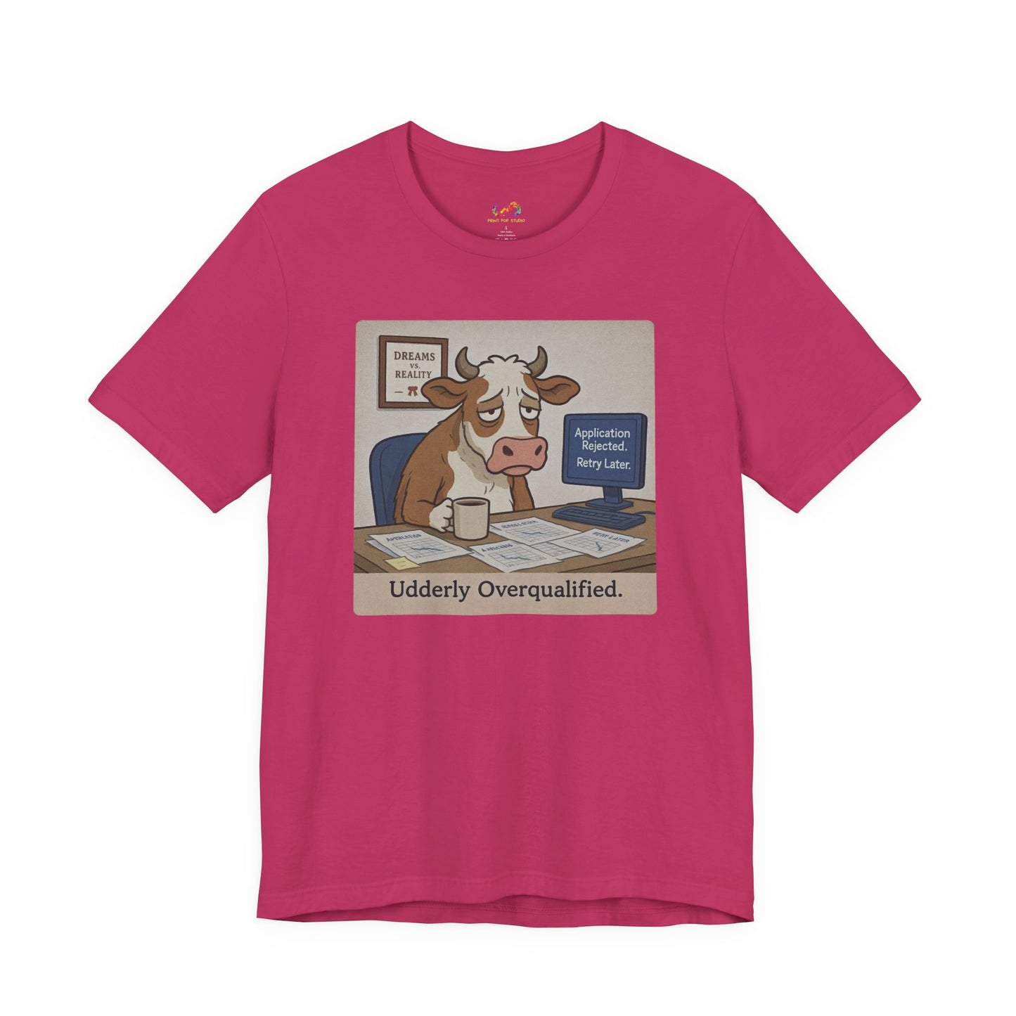 Crushed Ambition Cow Tee