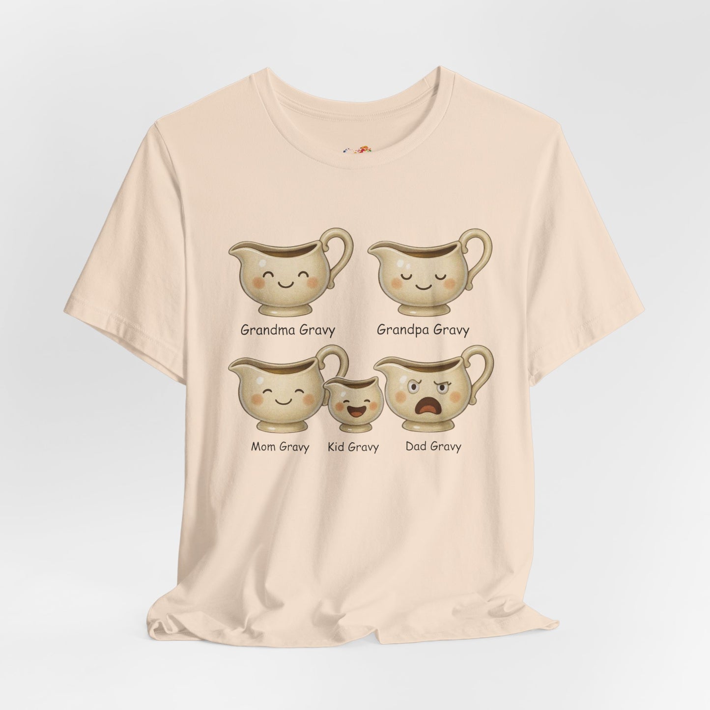 Gravy Squad Tee – Cute Family of Gravy Boats Graphic