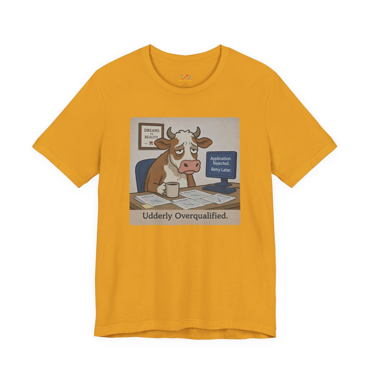 Crushed Ambition Cow Tee