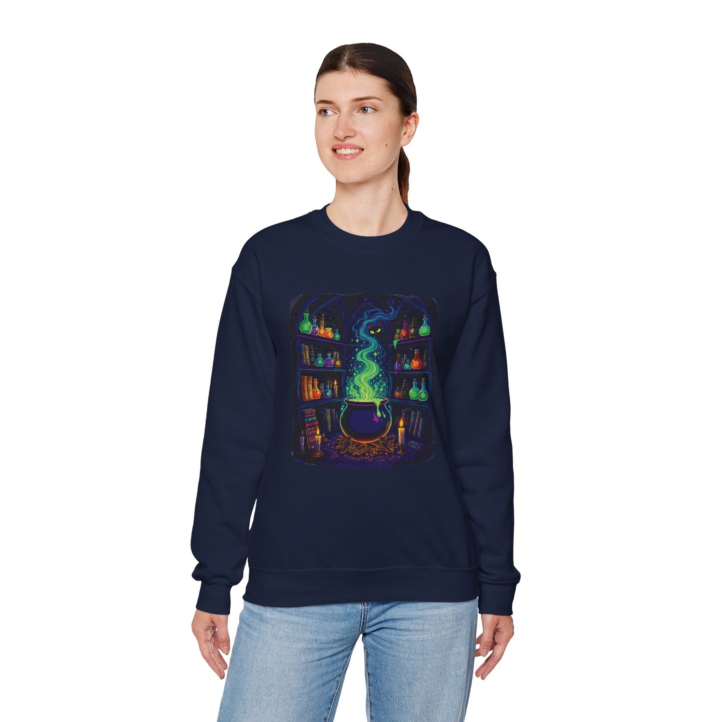 Potion Parlour Sweatshirt – Enchanted Witch Apothecary Pullover