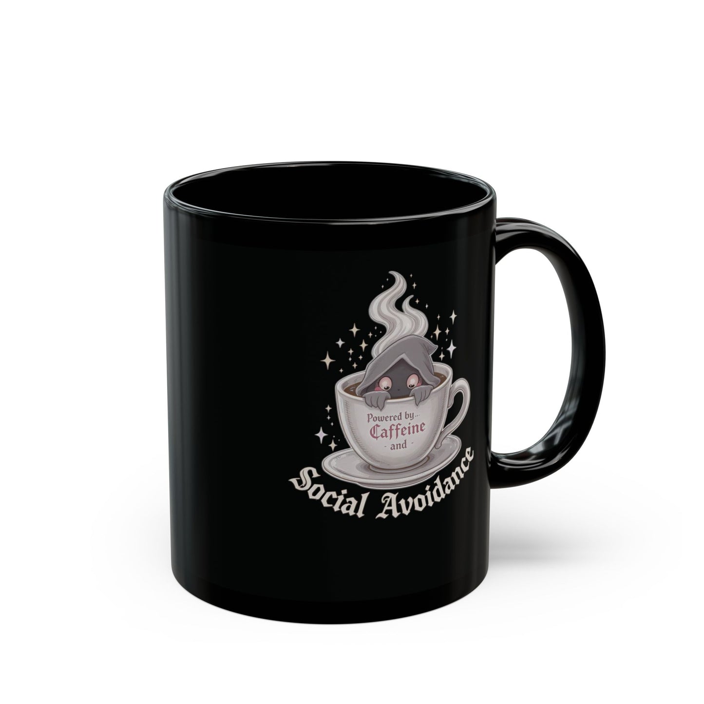 Powered by Caffeine and Social Avoidance Mug