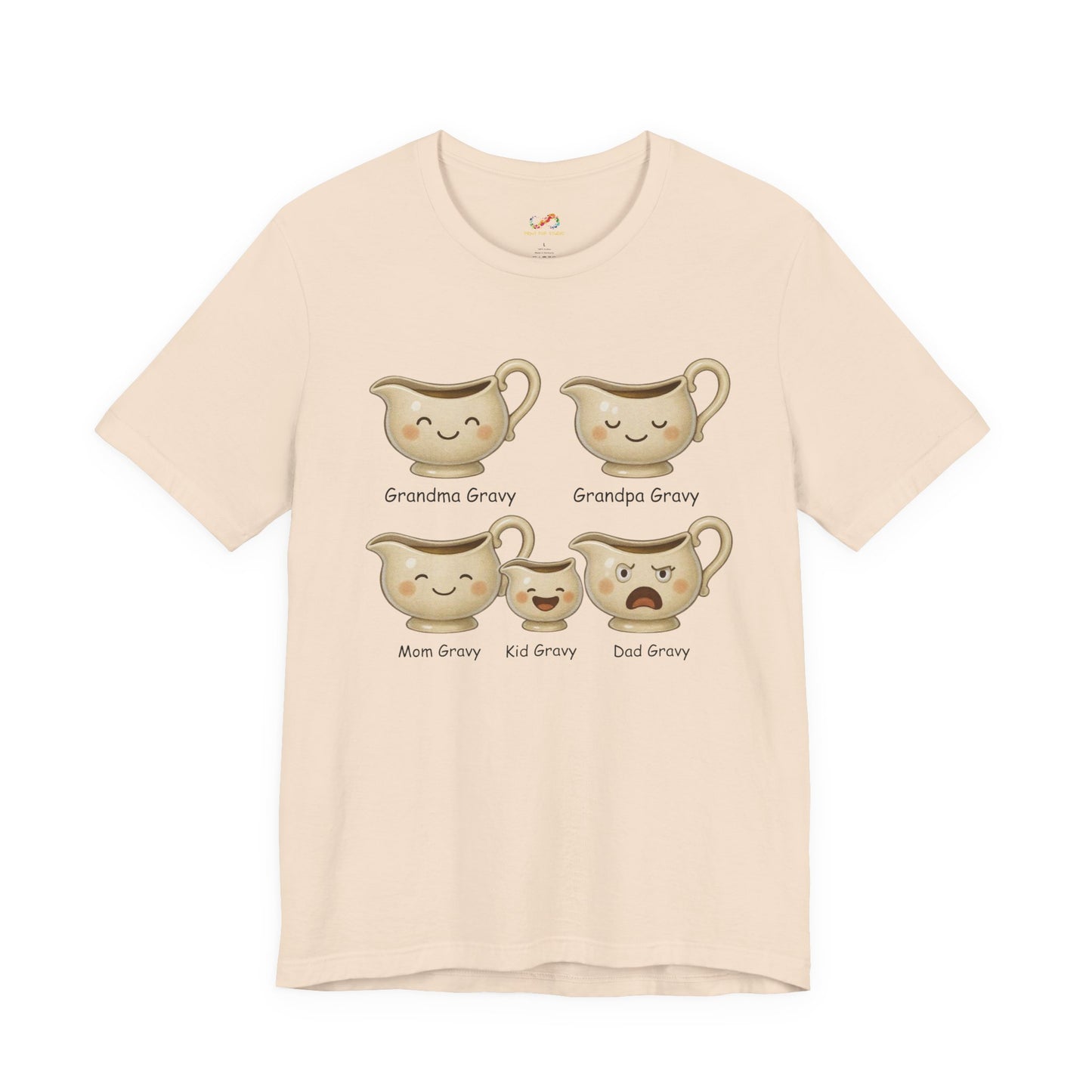 Gravy Squad Tee – Cute Family of Gravy Boats Graphic