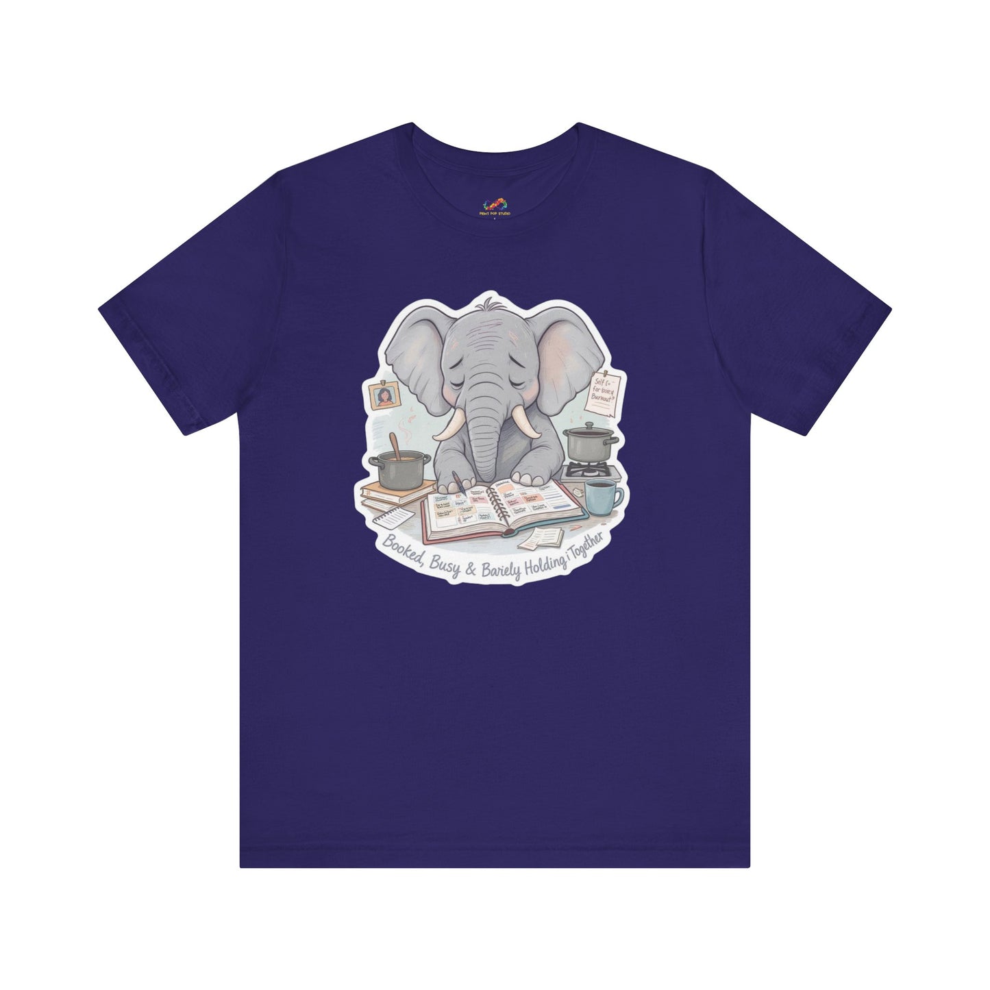 Emotionally Booked Elephant Tee
