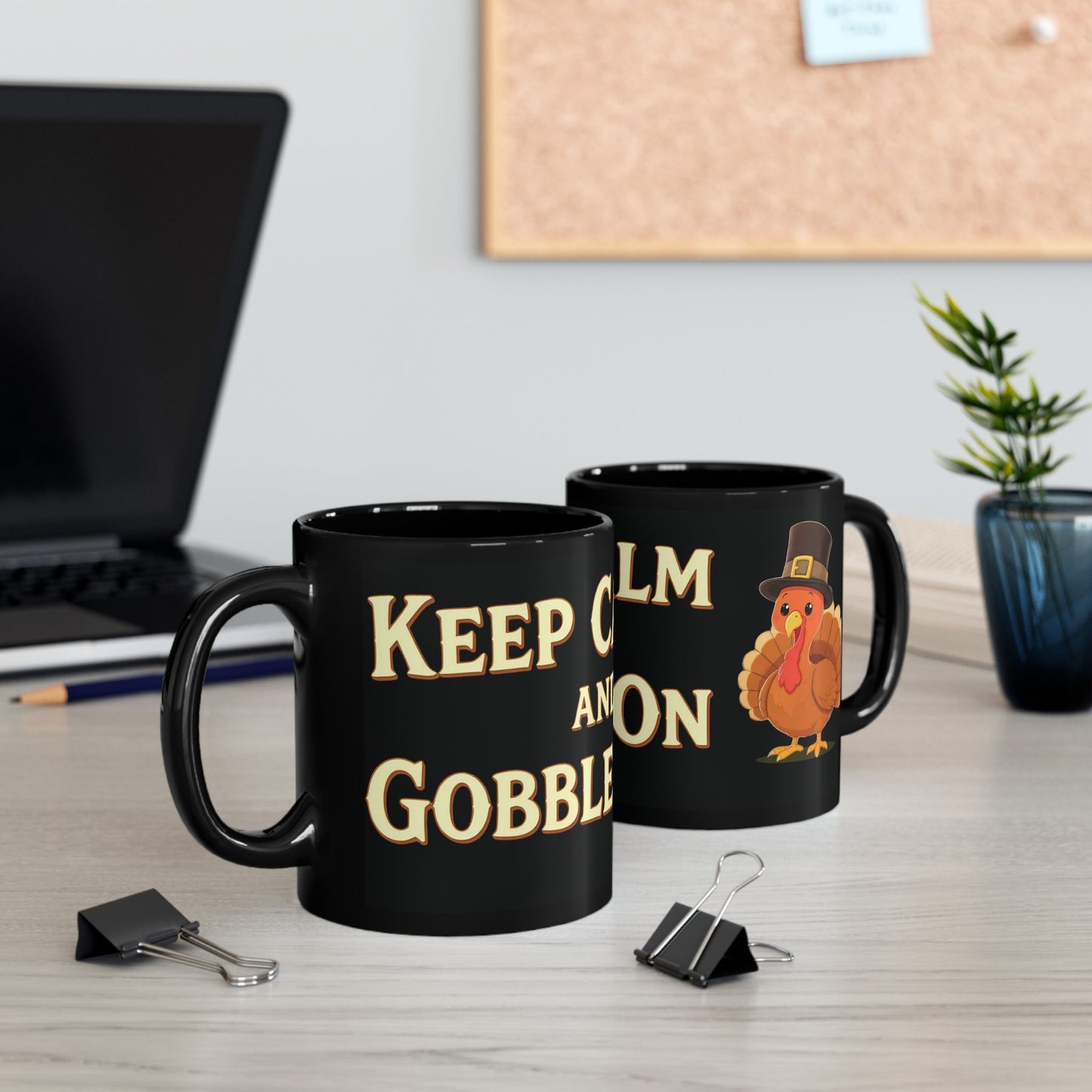 Keep Calm and Gobble On Mug