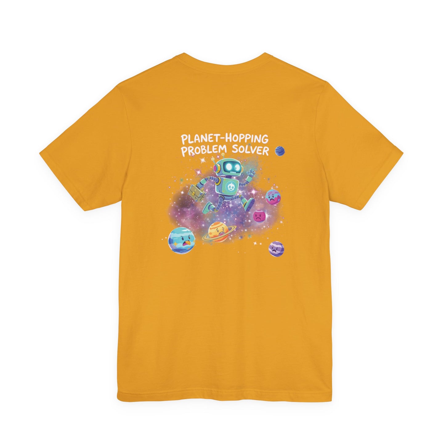 Planet-Hopping Problem Solver Tee