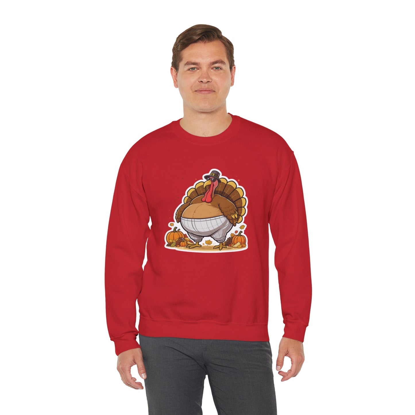 Gobble ‘Til You Wobble Sweatshirt – Funny Thanksgiving Turkey Sweater