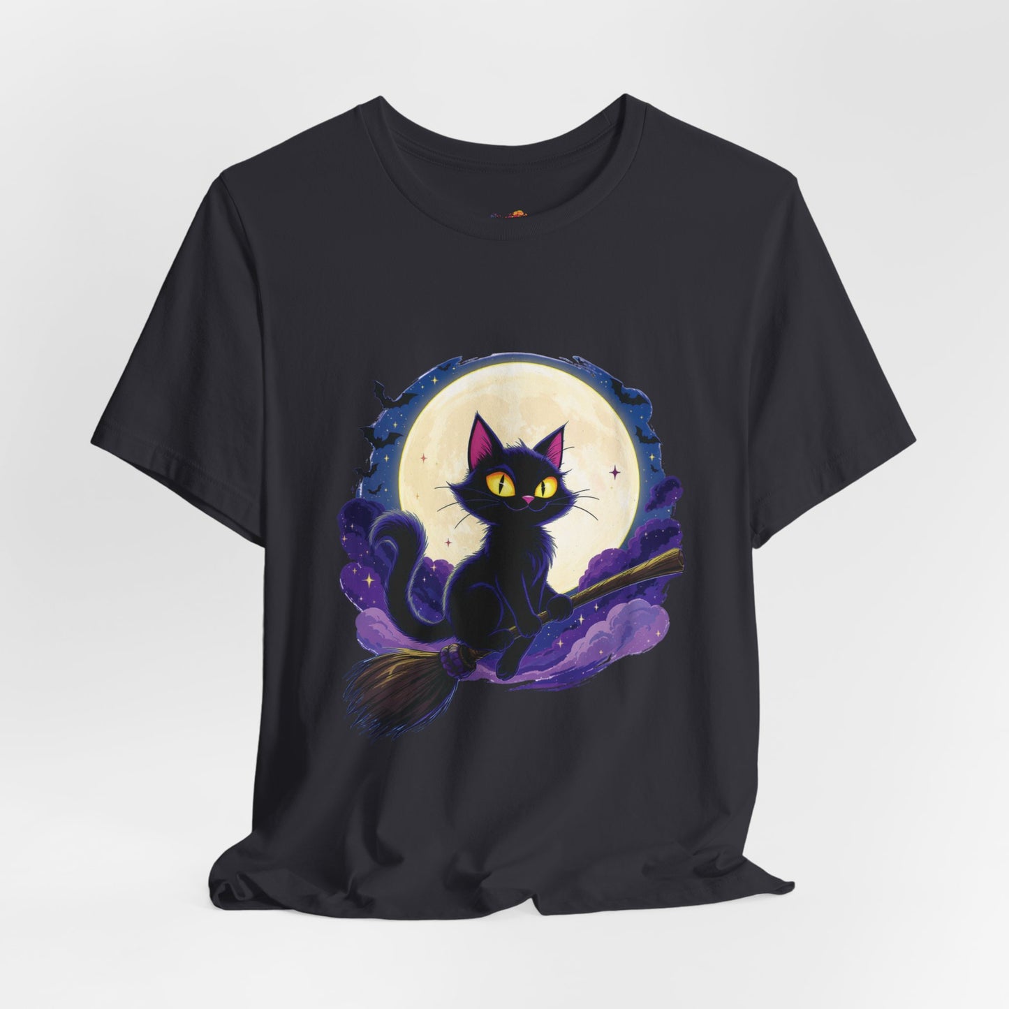 Midnight Mischief Cat Tee - Perfect for Cat Lovers, Halloween, Cozy Nights, Unique Gifts, Feline Fans