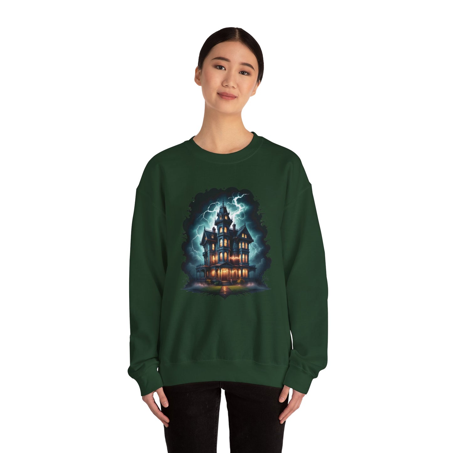 The Manor of Midnight Sweatshirt – Gothic Victorian Haunted Mansion Shirt