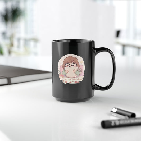 Currently Avoiding Eye Contact Mug