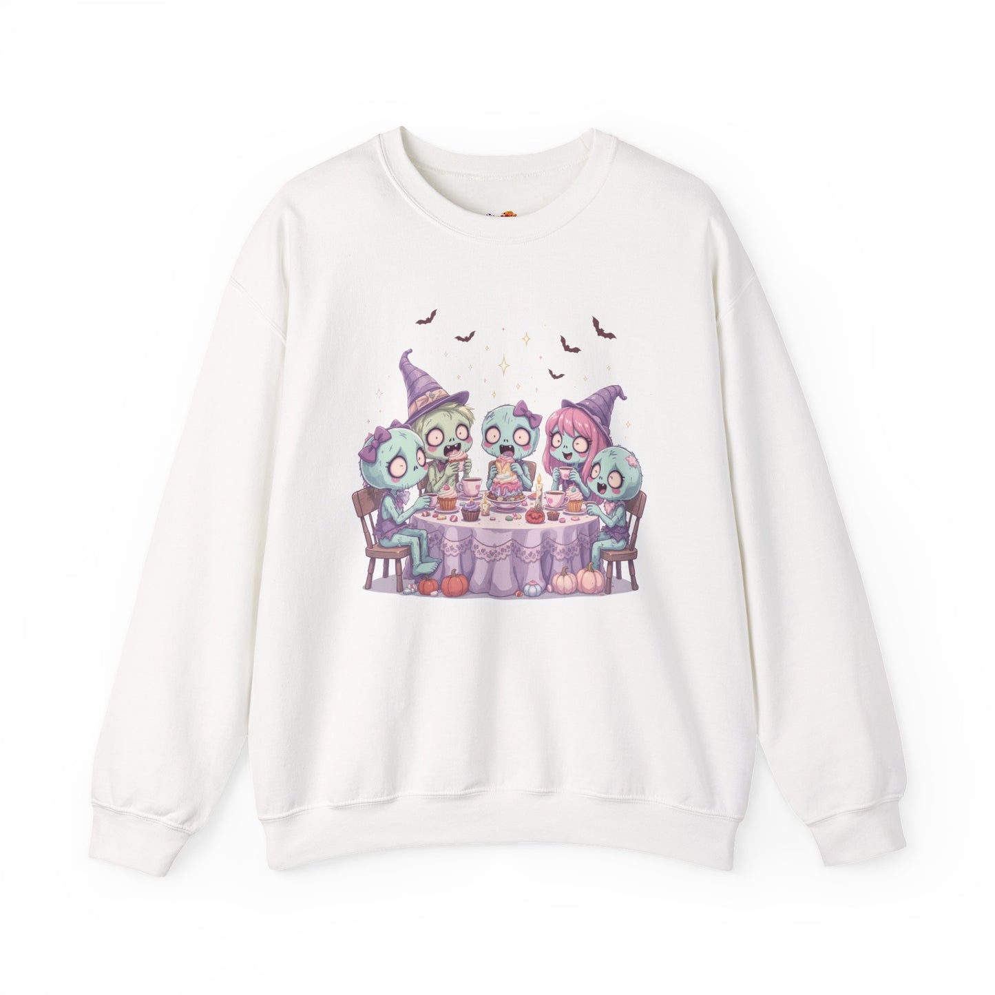Undead but Sweet Sweatshirt – Pastel Zombie Halloween Cozy