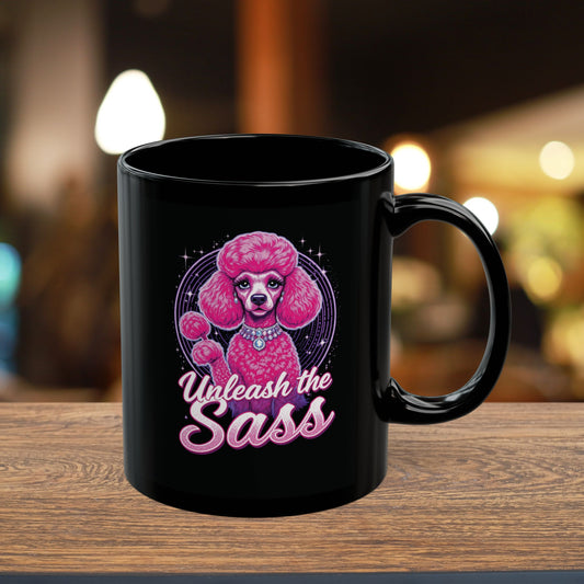 Unleash the Sass Poodle Mug