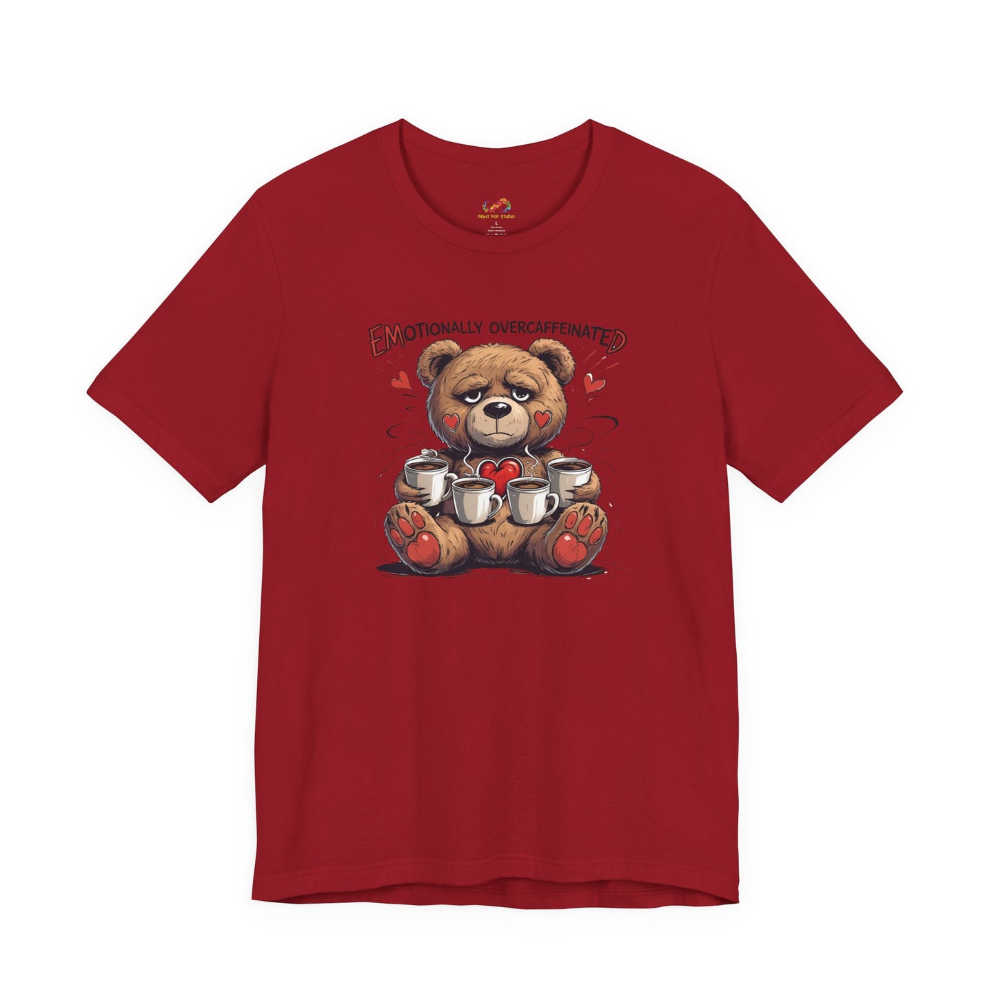 Overcaffeinated Teddy Tee