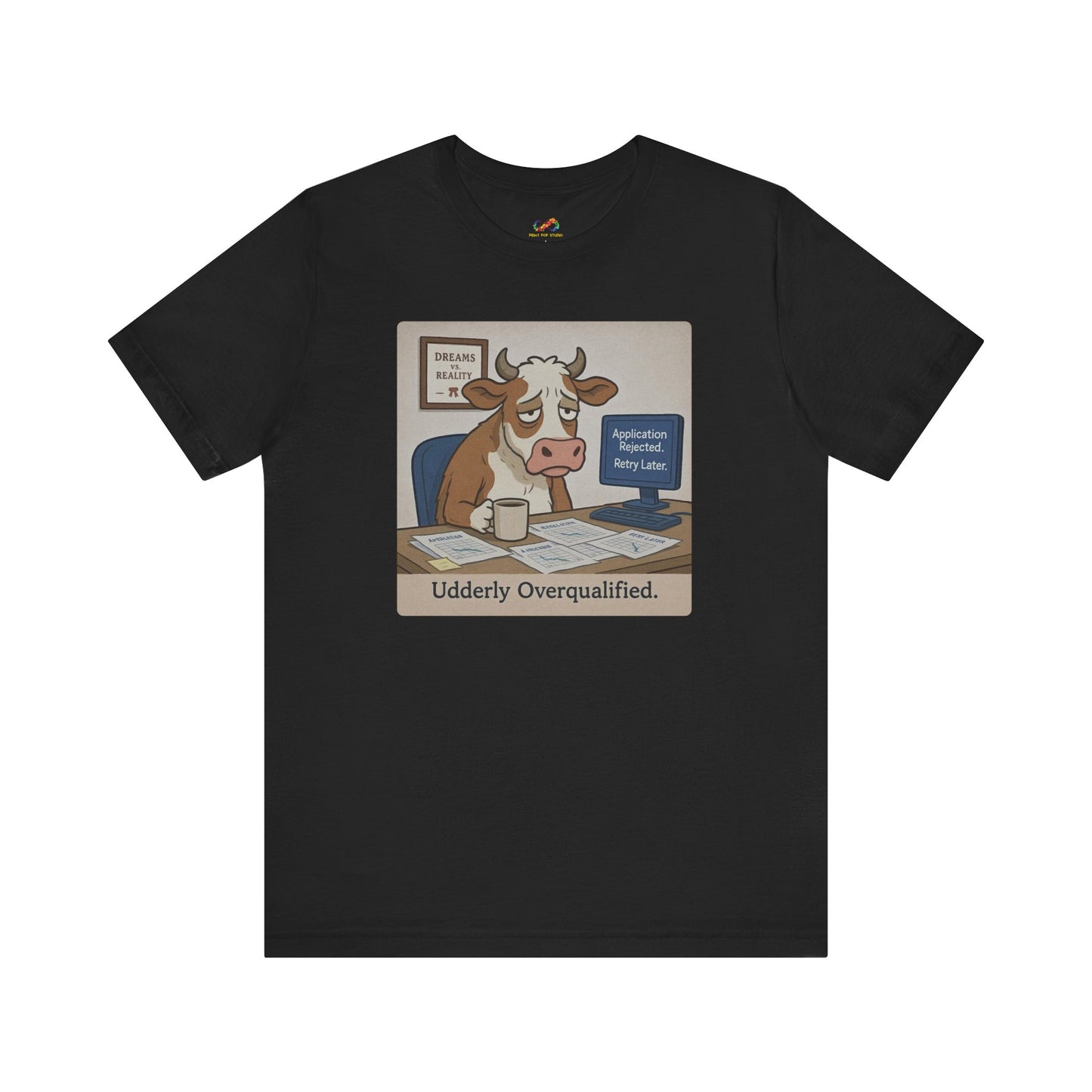 Crushed Ambition Cow Tee