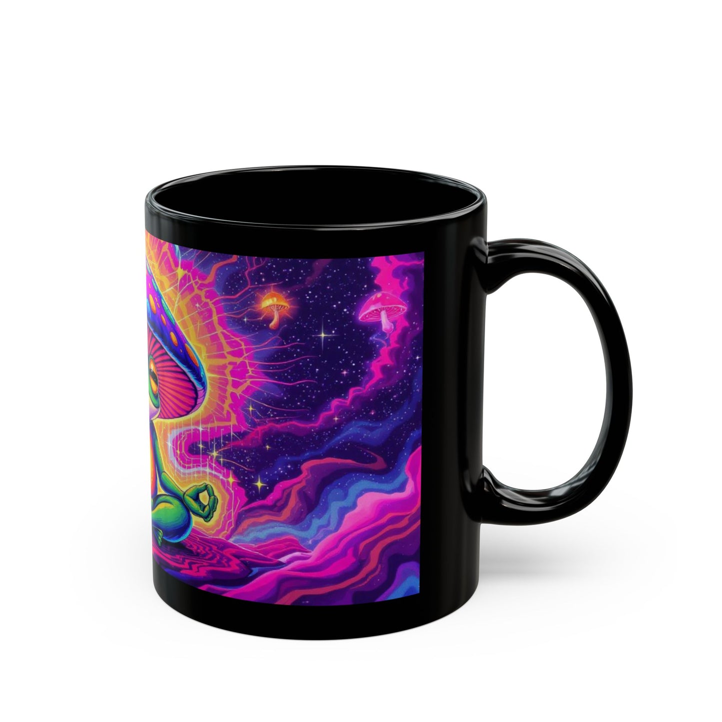 Shroomed-Out Frog – Psychedelic Enlightenment Mug