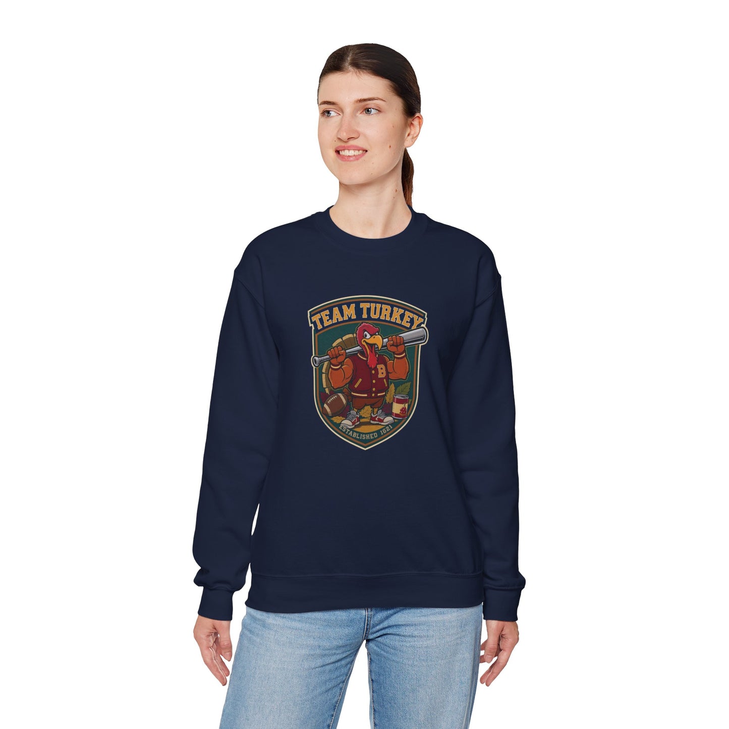 Team Turkey Sweatshirt – Varsity Thanksgiving Edition