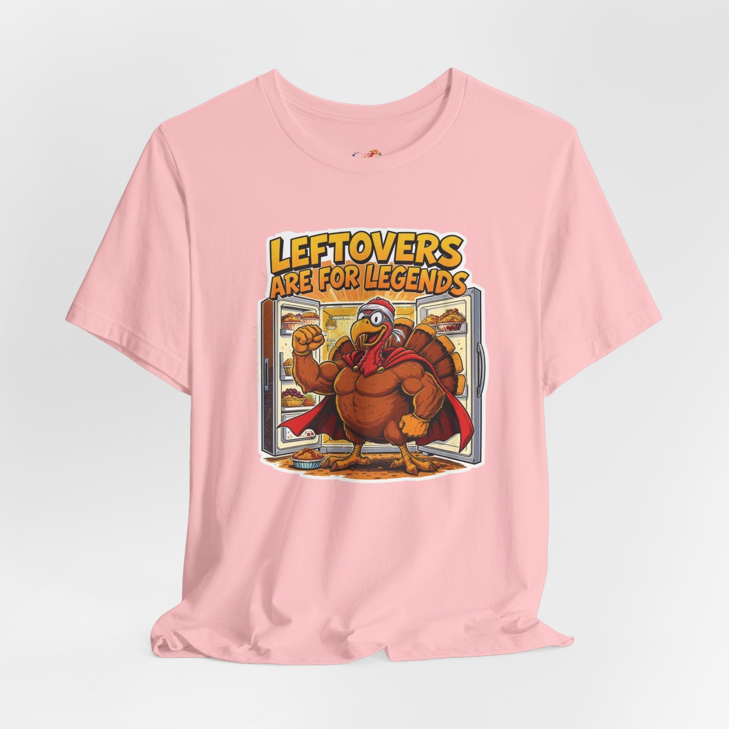 Leftovers Are for Legends Tee – Funny Thanksgiving Cartoon Shirt