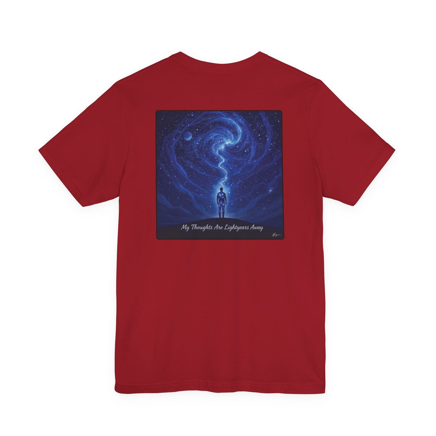 My Thoughts Are Lightyears Away – Cosmic Reflection Tee