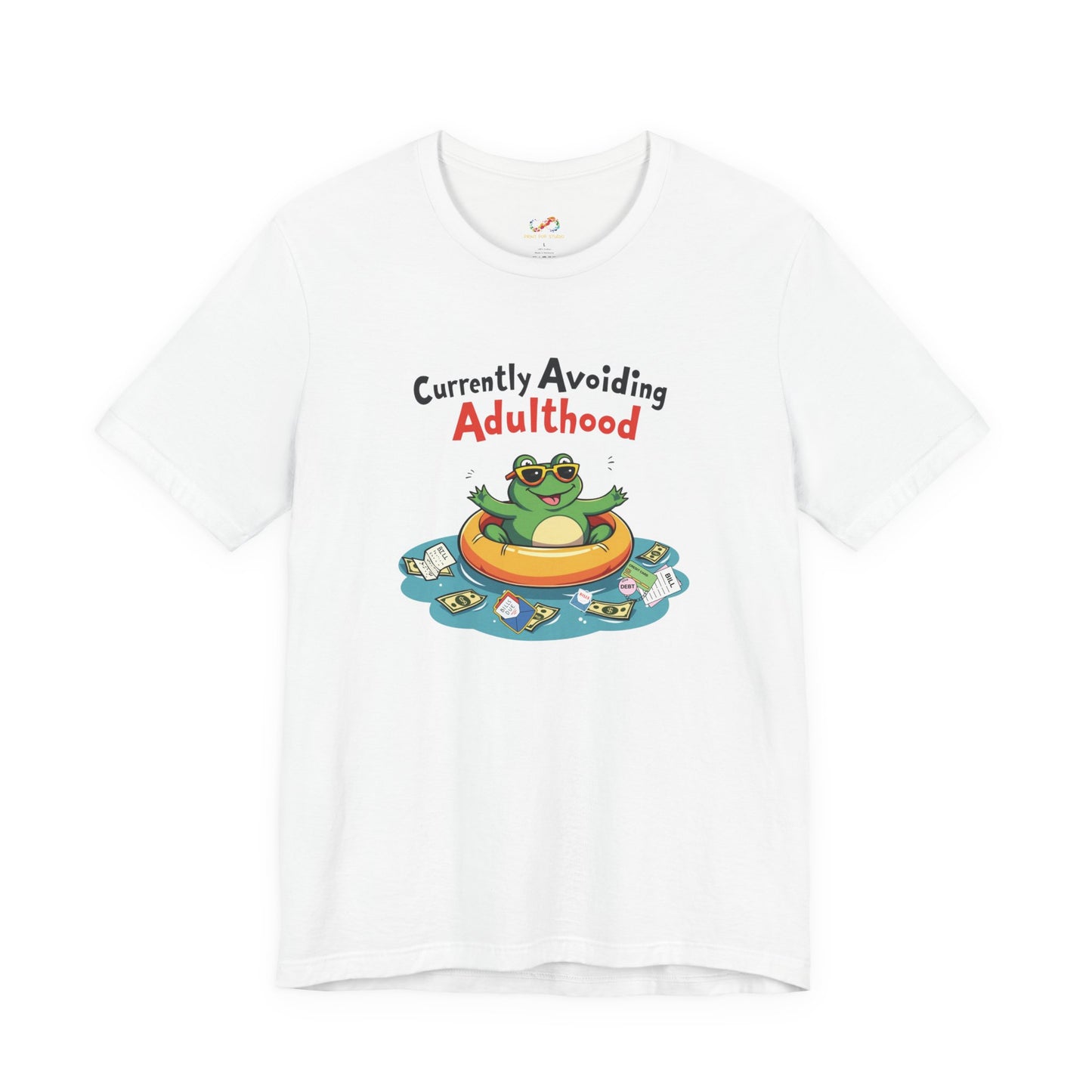 Avoiding Adulthood Frog Tee
