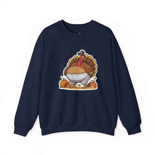 Gobble ‘Til You Wobble Sweatshirt – Funny Thanksgiving Turkey Sweater