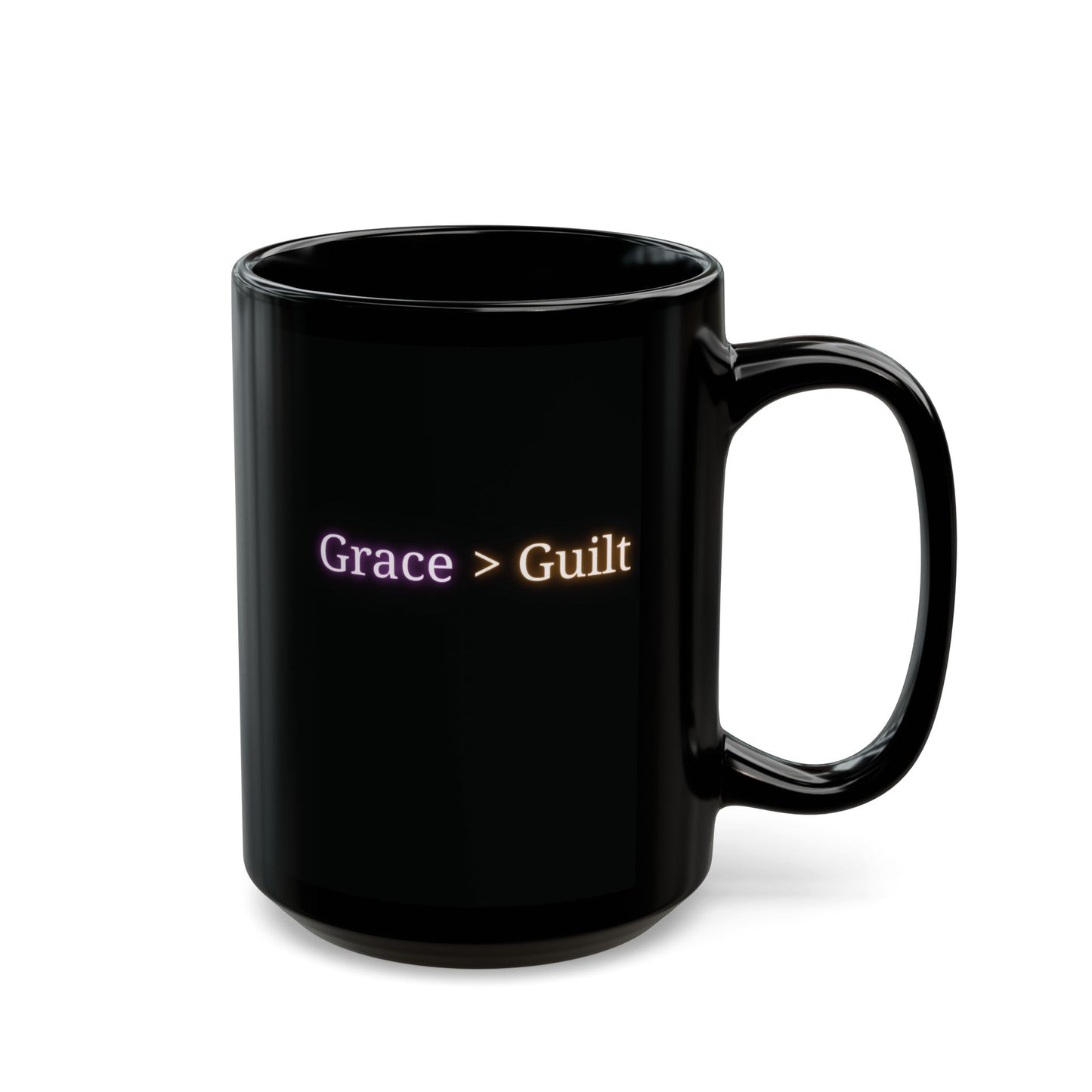 Grace > Guilt — Gradient Affirmation Mug