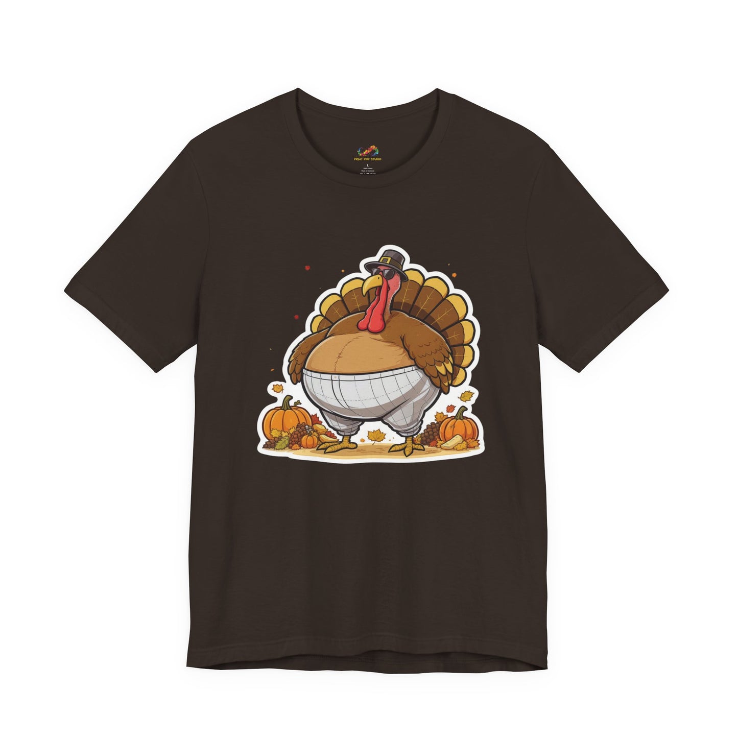 Gobble ‘Til You Wobble Tee – Funny Thanksgiving Turkey Shirt