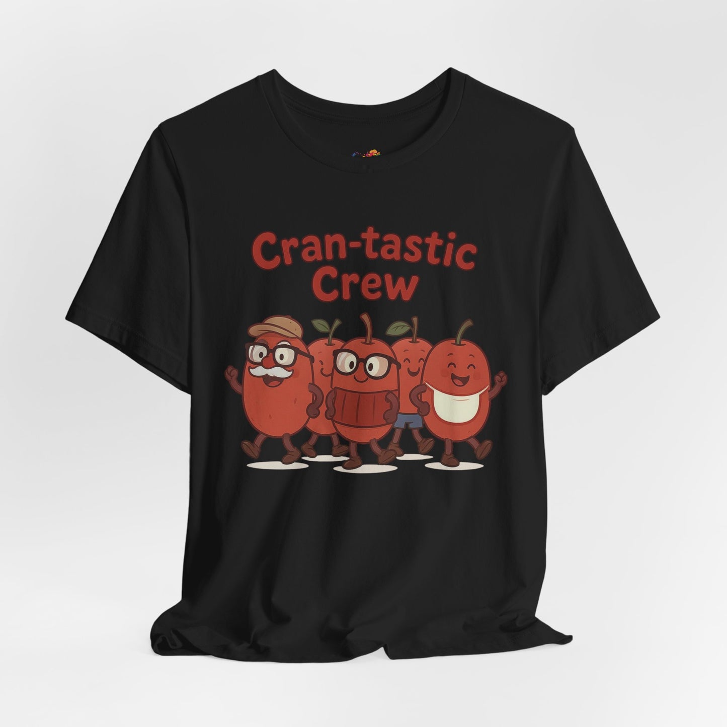 Cran-tastic Crew Tee – Cute Dancing Cranberry Thanksgiving Shirt
