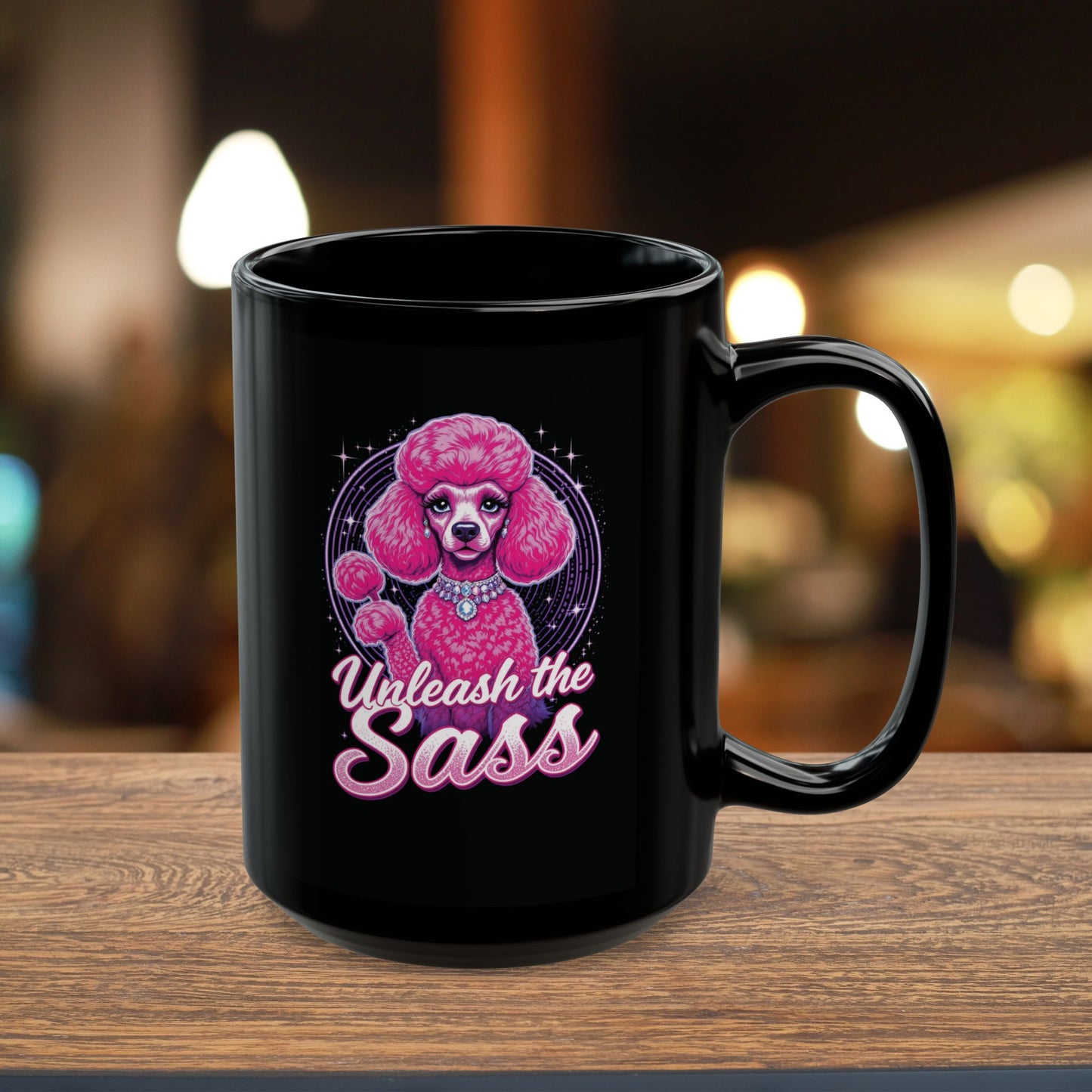Unleash the Sass Poodle Mug