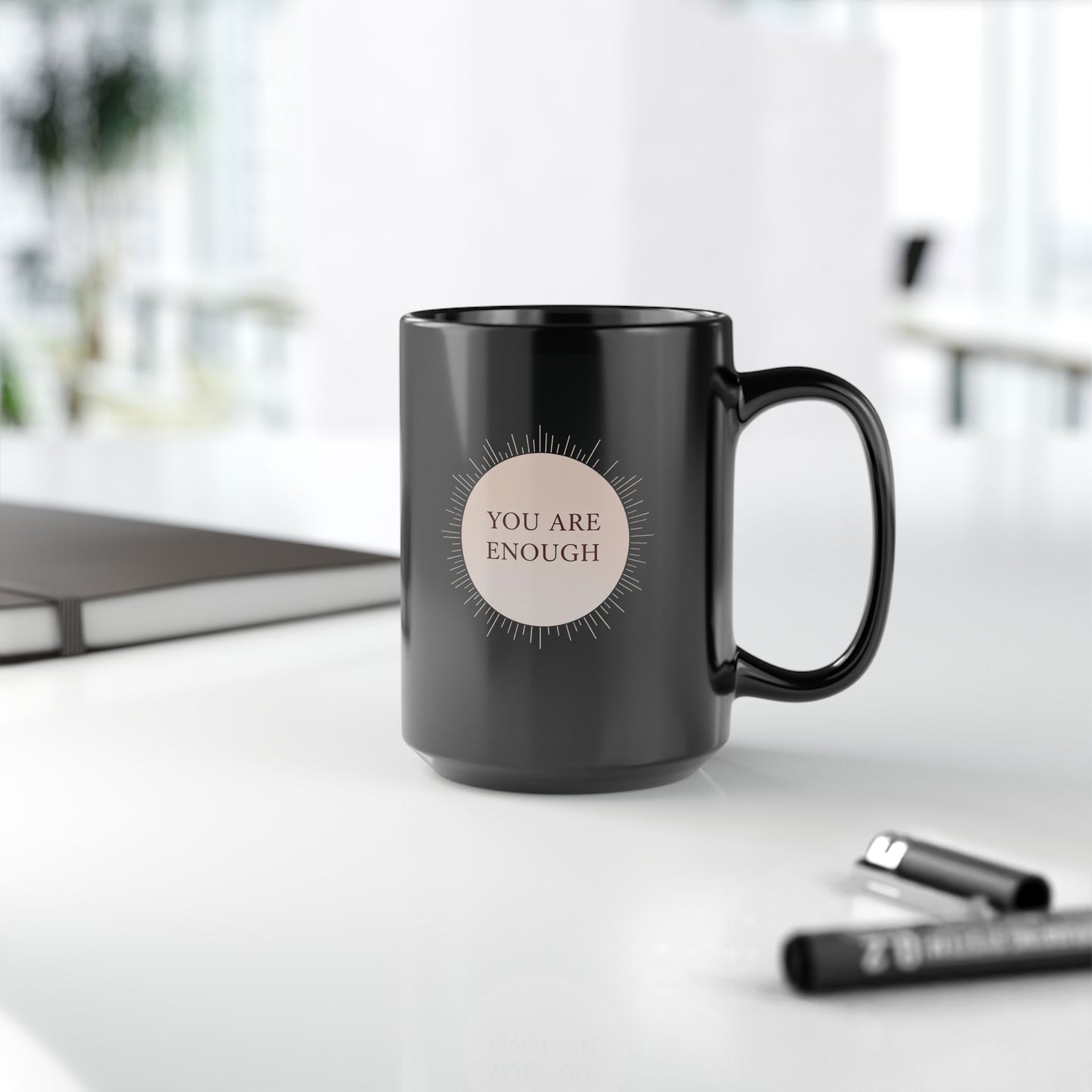 You Are Enough – Minimalist Affirmation Mug