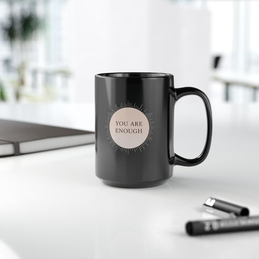 You Are Enough – Minimalist Affirmation Mug