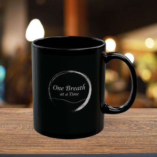 One Breath at a Time Minimalist Mug
