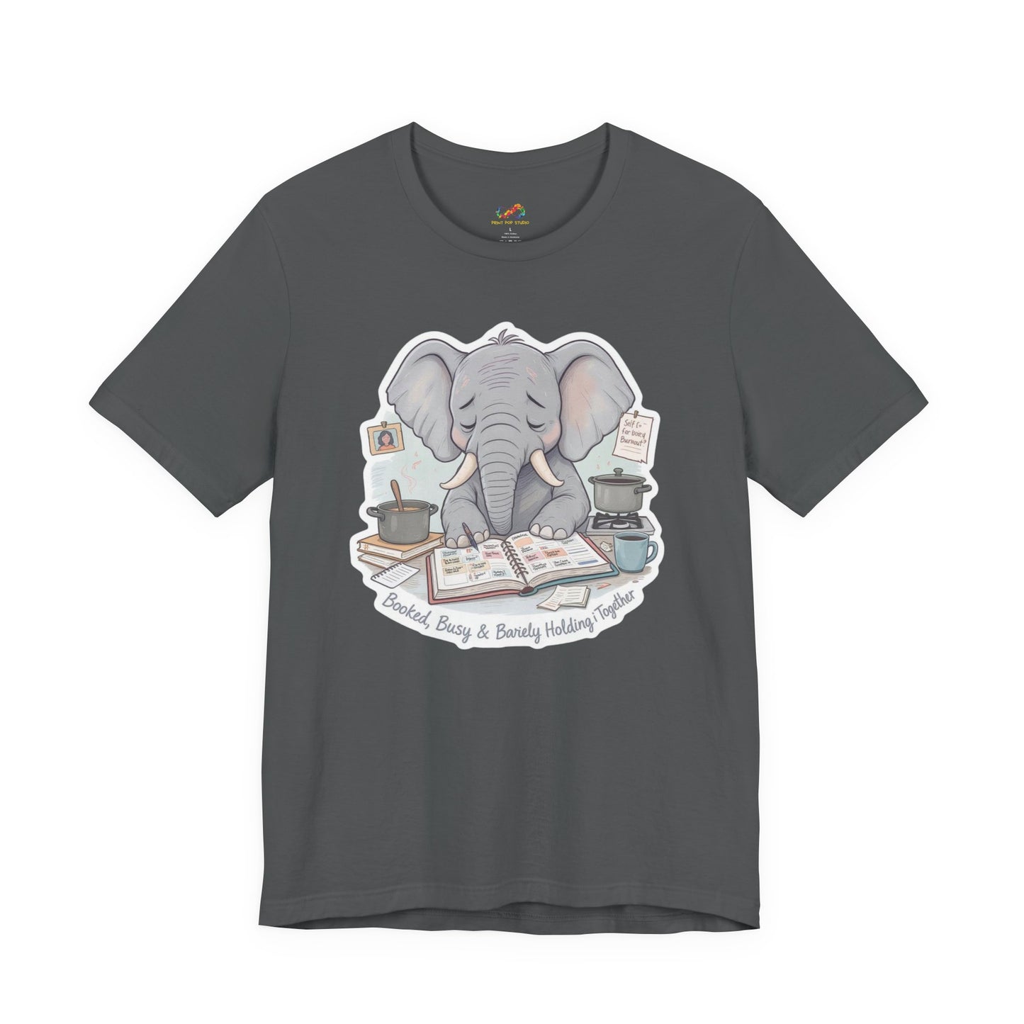 Emotionally Booked Elephant Tee