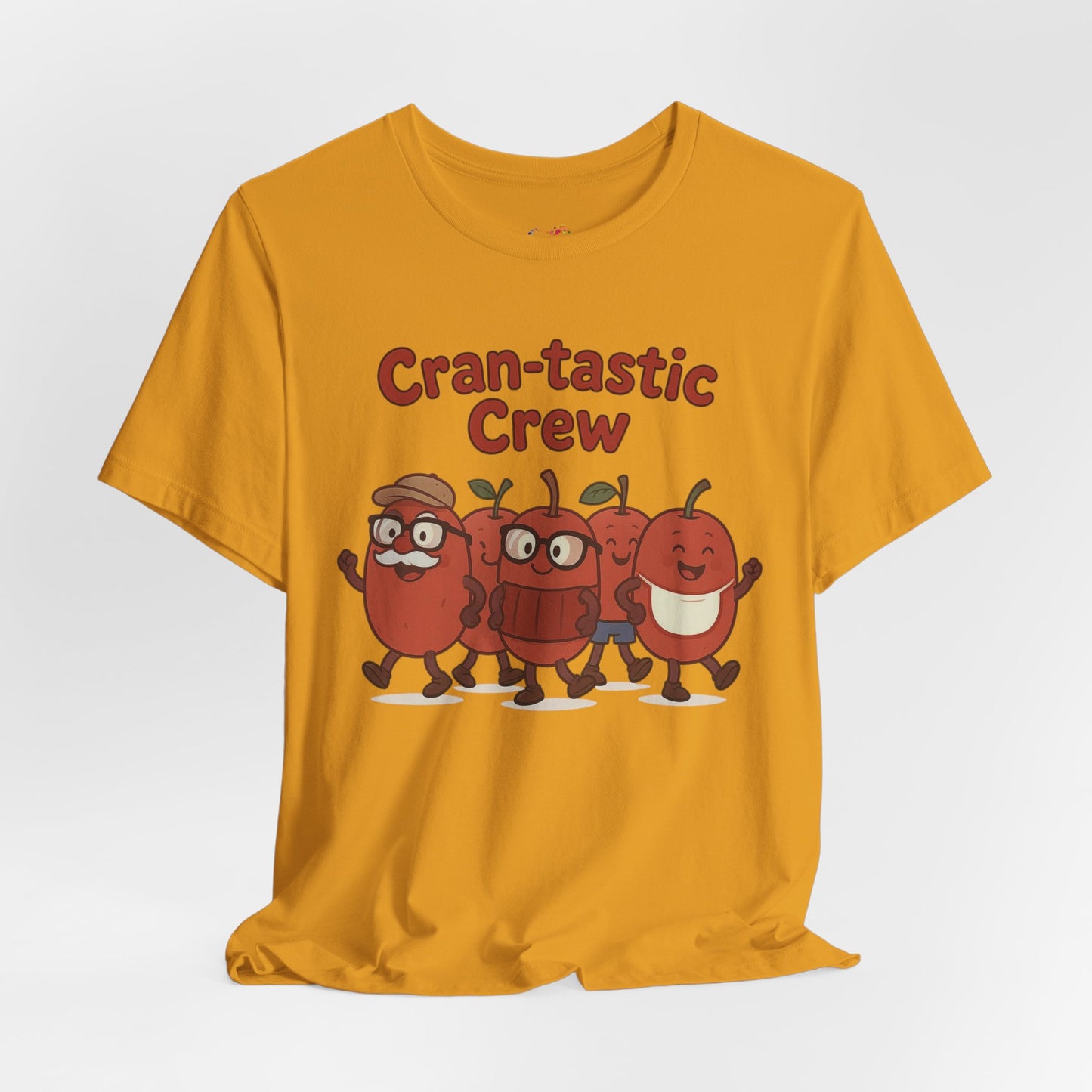 Cran-tastic Crew Tee – Cute Dancing Cranberry Thanksgiving Shirt