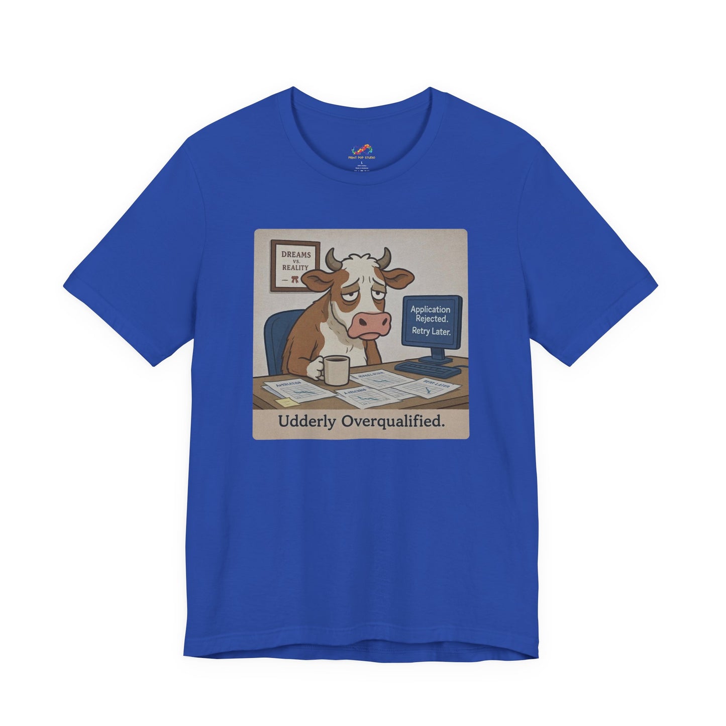 Crushed Ambition Cow Tee
