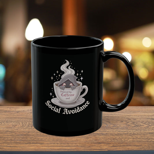 Powered by Caffeine and Social Avoidance Mug