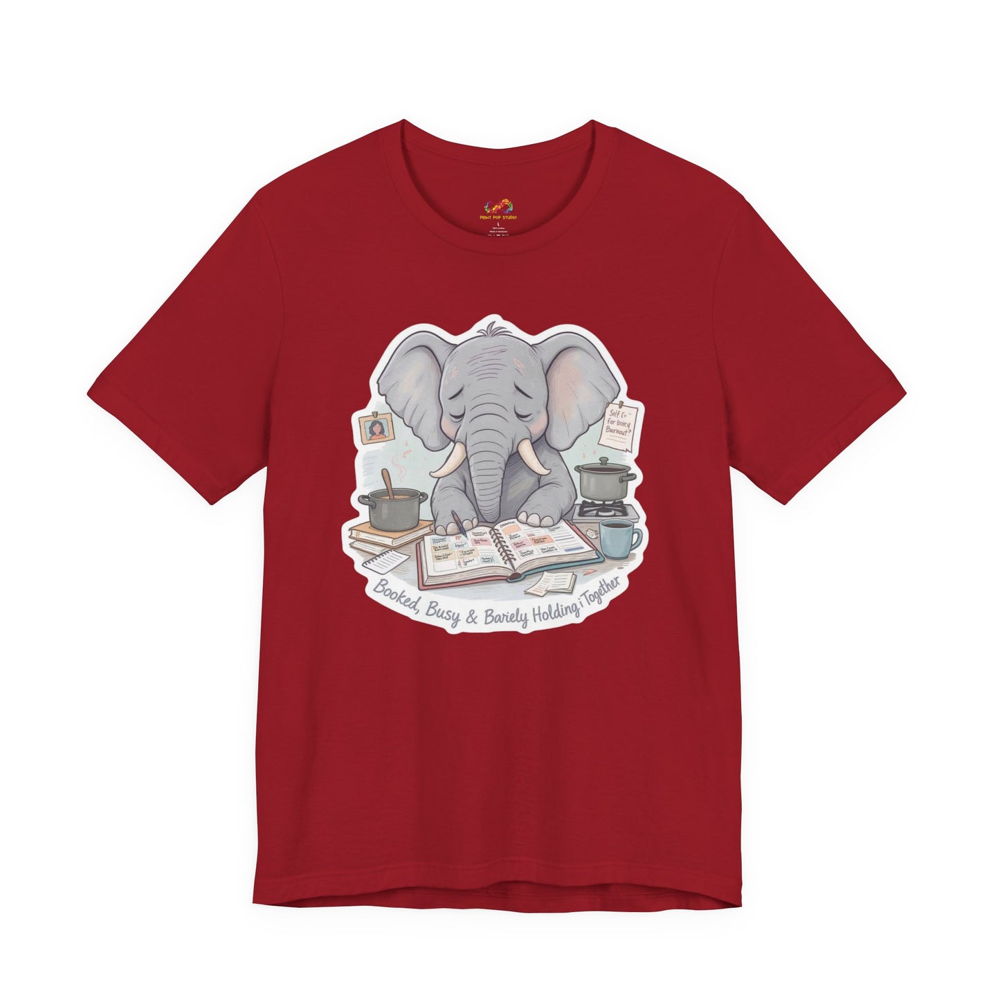 Emotionally Booked Elephant Tee