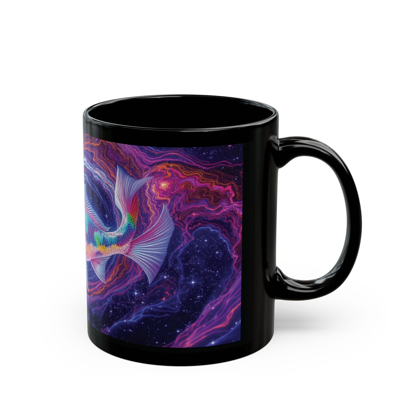Cosmic Rainbow Koi Mug