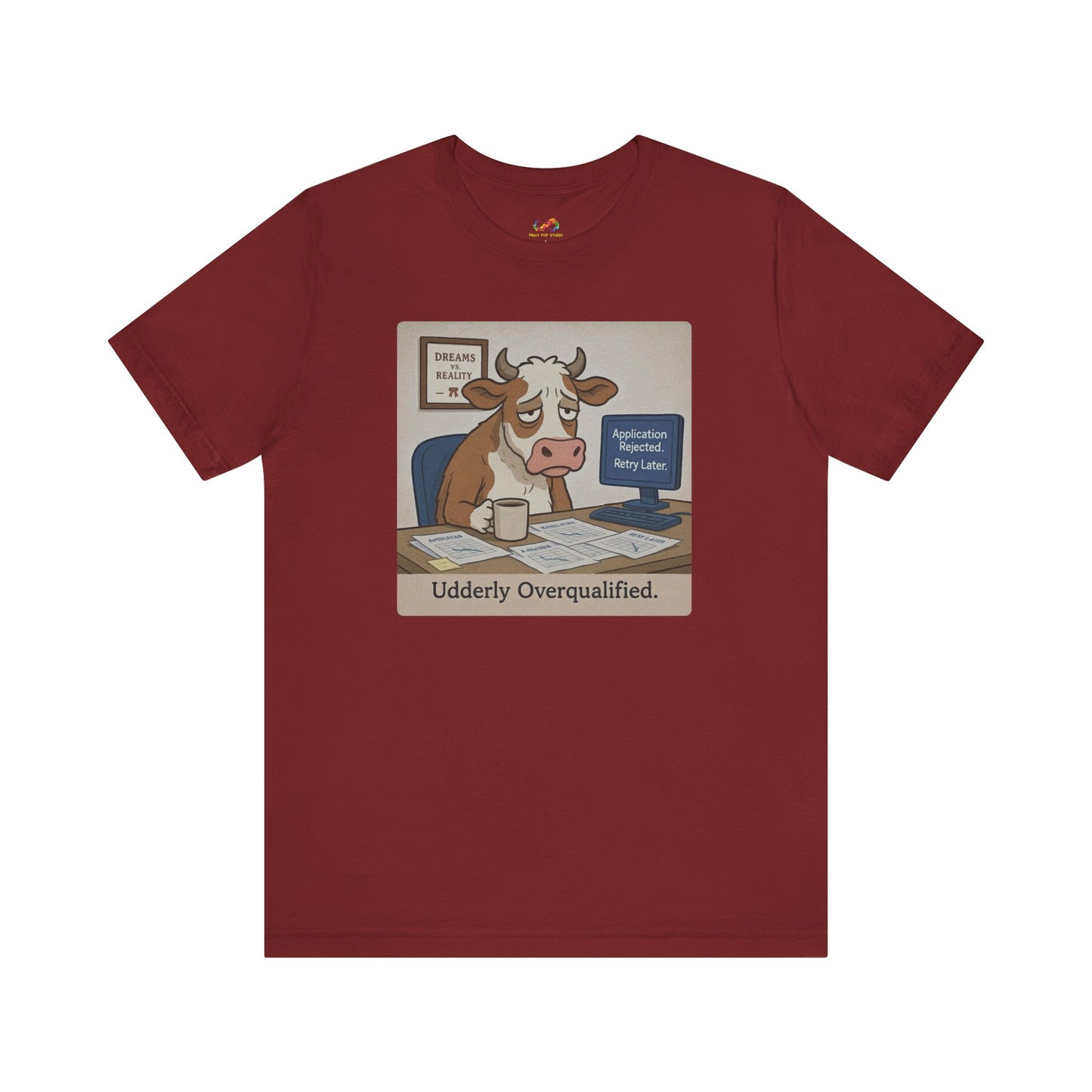 Crushed Ambition Cow Tee