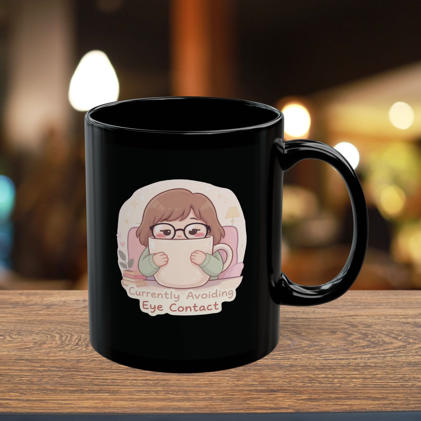 Currently Avoiding Eye Contact Mug