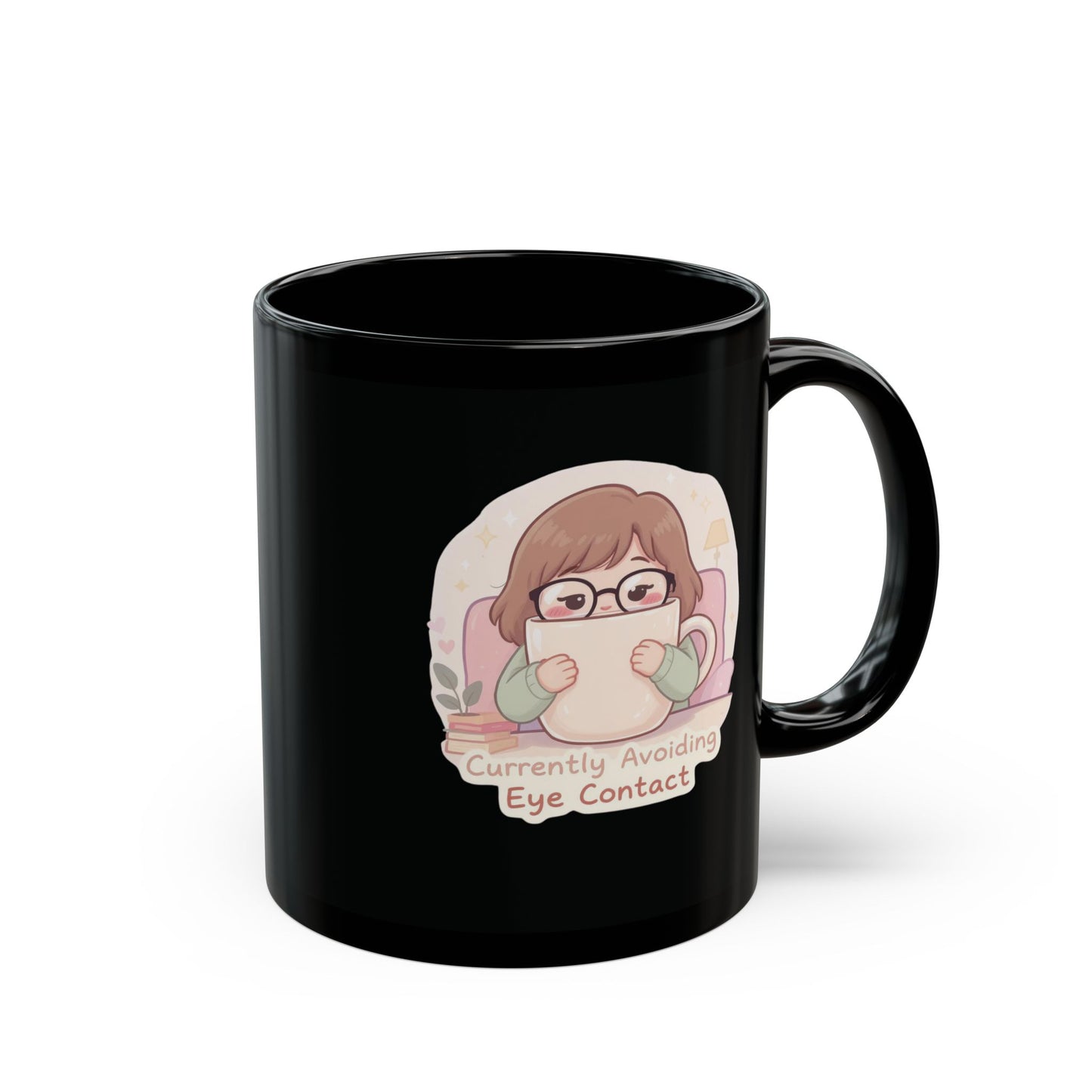 Currently Avoiding Eye Contact Mug