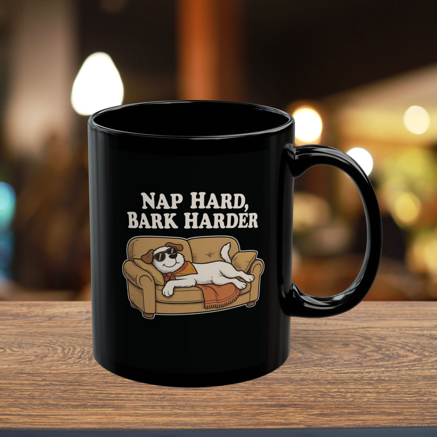 Nap Hard, Bark Harder Mug