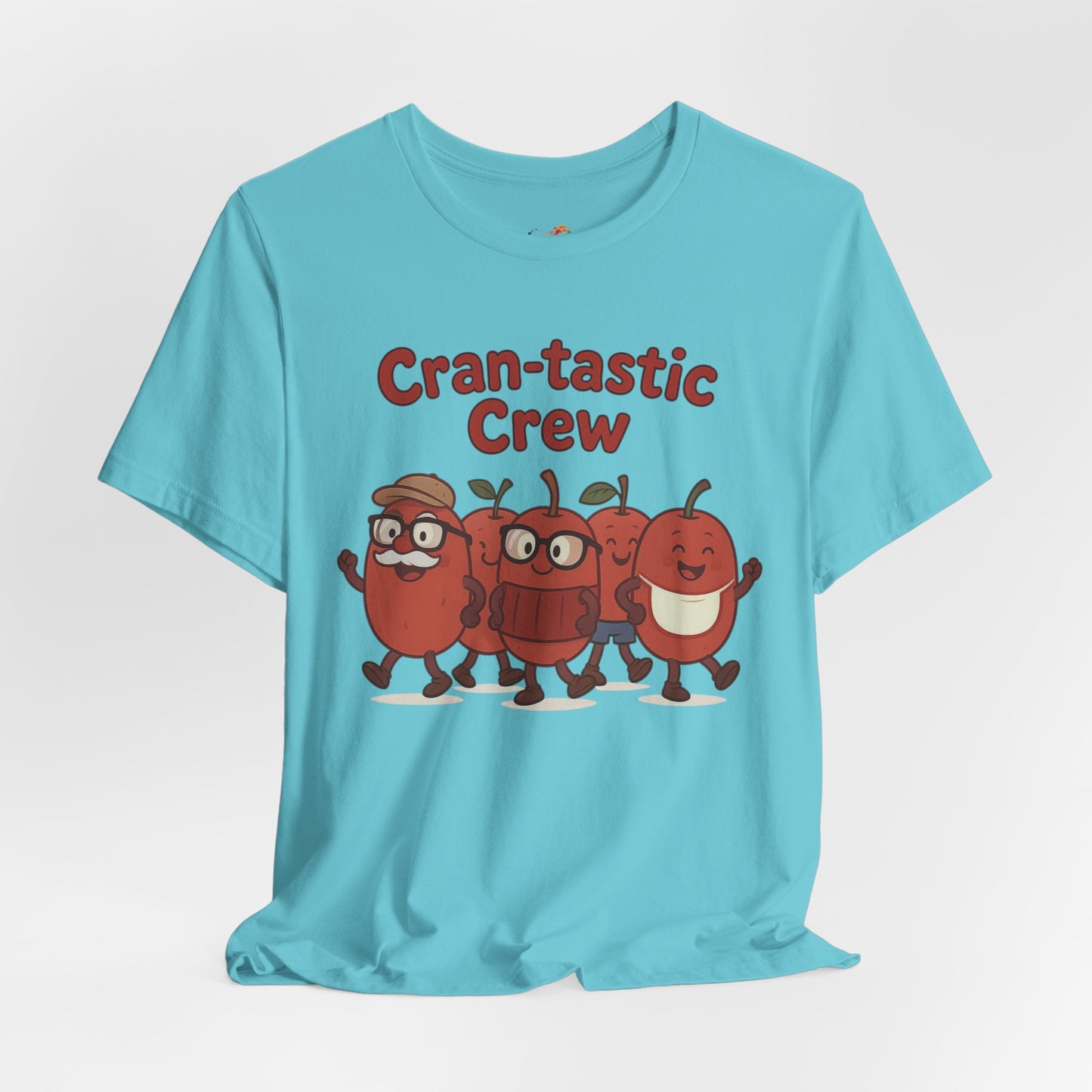 Cran-tastic Crew Tee – Cute Dancing Cranberry Thanksgiving Shirt