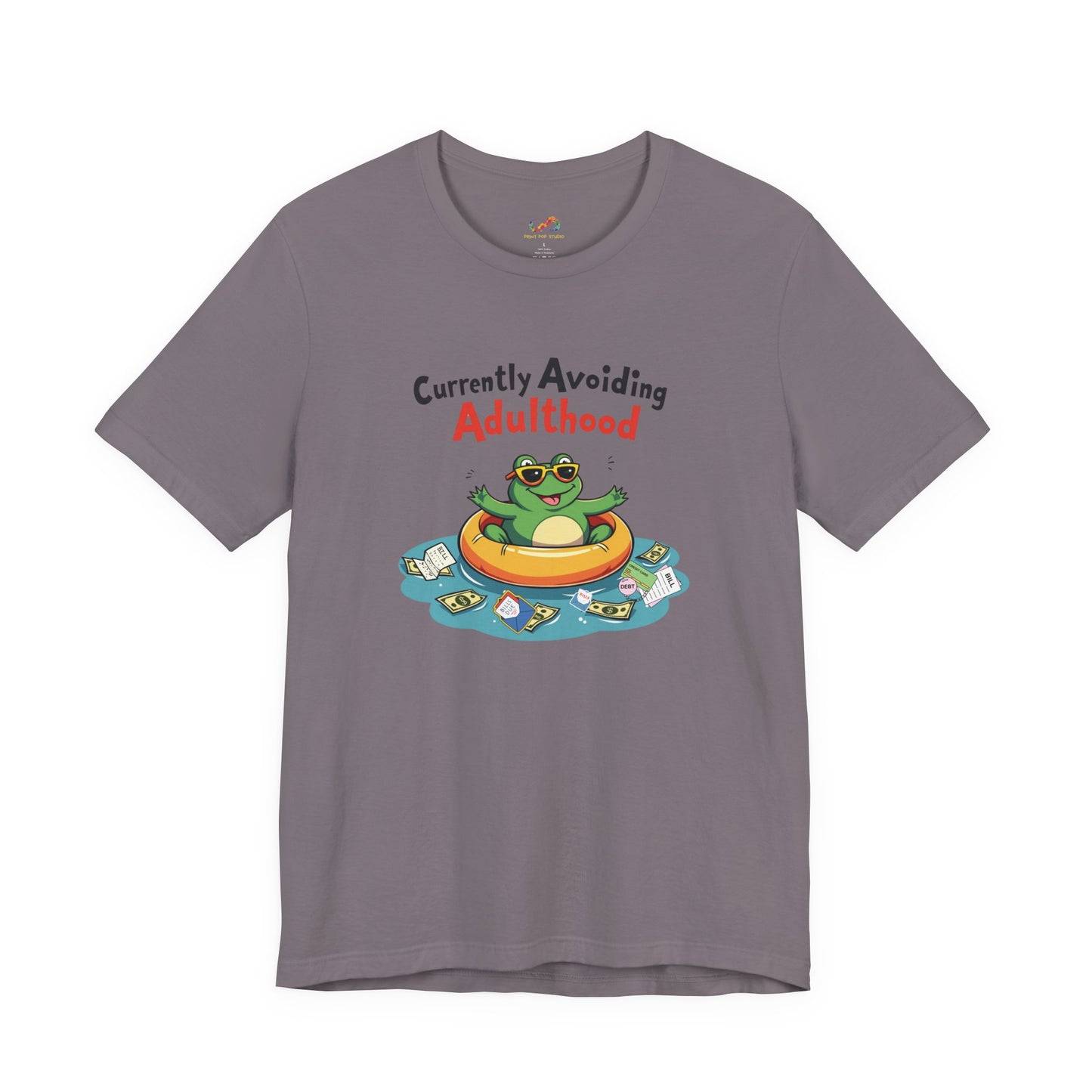 Avoiding Adulthood Frog Tee