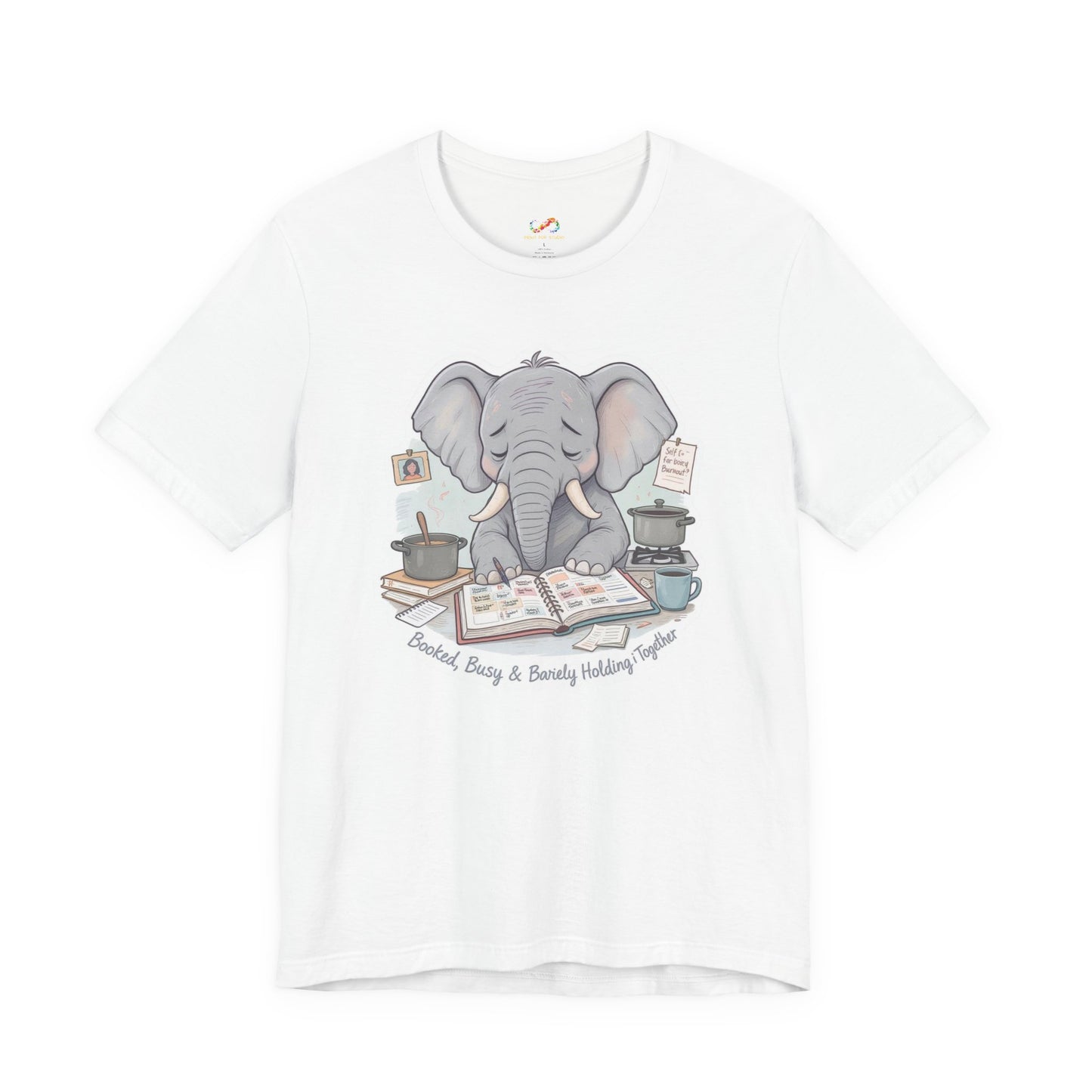 Emotionally Booked Elephant Tee