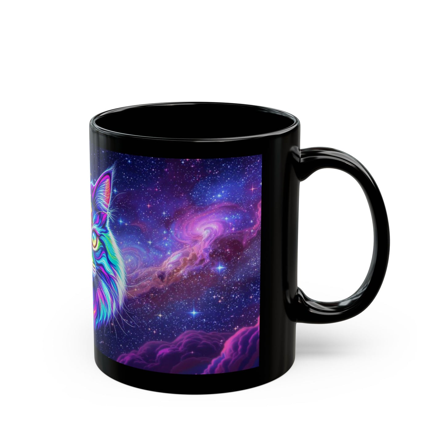 Third Eye Cosmic Cat – Psychedelic Mug Art