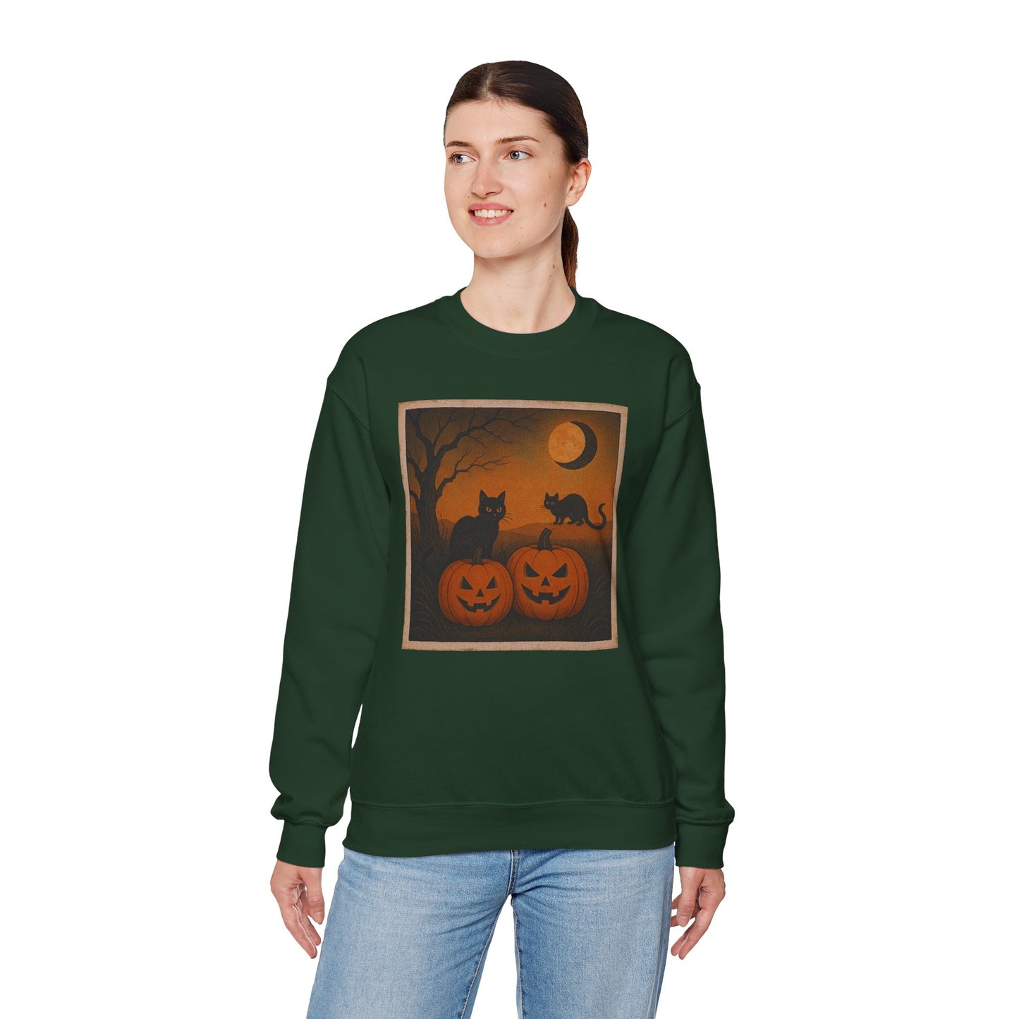 Pumpkins & Postcards Sweatshirt – Vintage Halloween Pullover