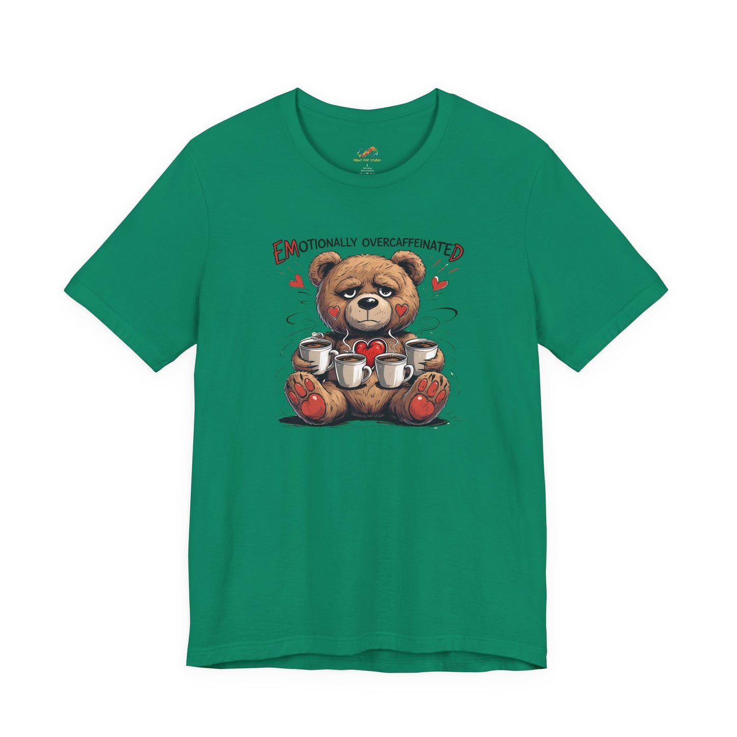 Overcaffeinated Teddy Tee