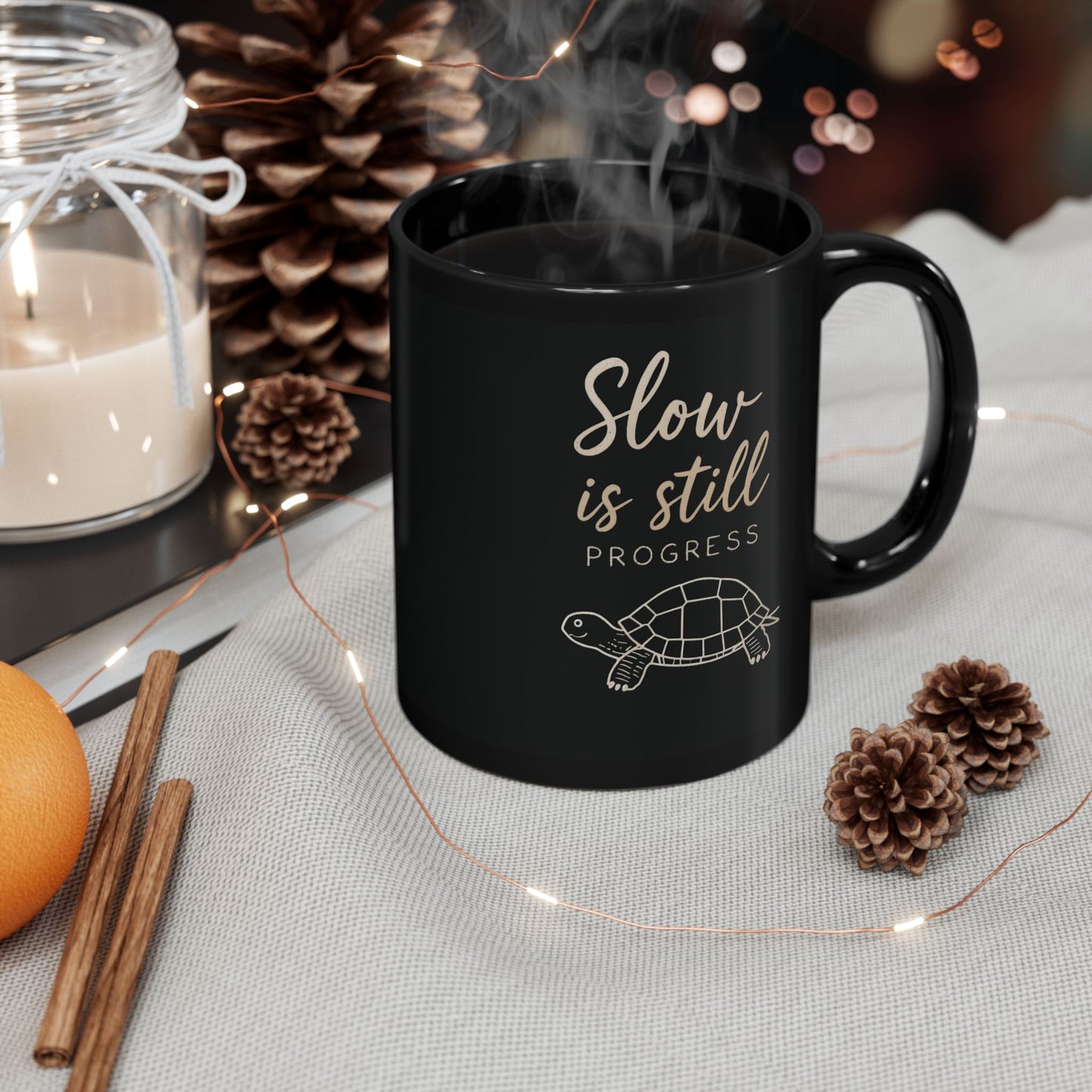 Slow is Still Progress — Mindful Tortoise Mug